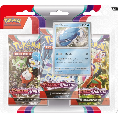 Pokemon TCG: Scarlet & Violet 3 Booster Packs & Dondozo Promo Card
