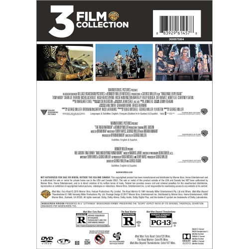 3 Film Collection: Mad Max [DVD]