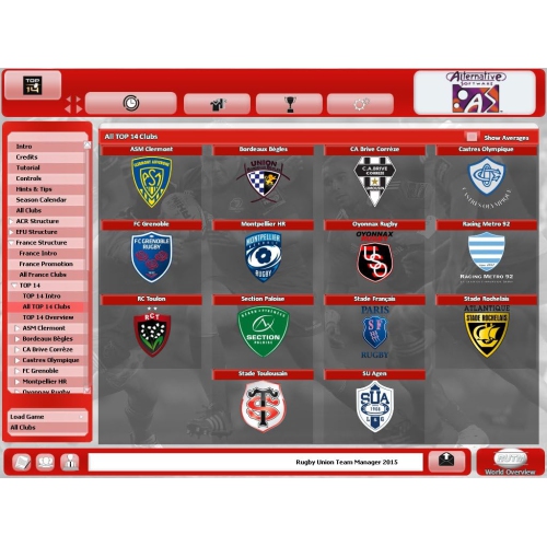 Rugby Union Team Manager 2015 [PC]