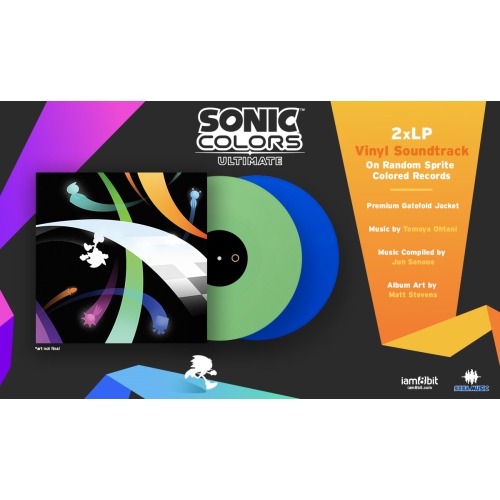 Sonic Colors: Ultimate 2xLP Random Sprite-Colored Vinyl Soundtrack [Audio Vinyl]