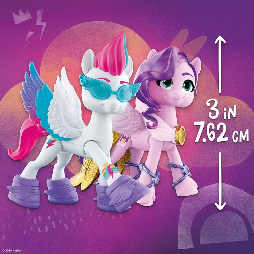 My Little Pony: A New Generation Movie Crystal Adventure Sisters Toy Multipack - 2 Pony Figures and 40 Surprise Accessories