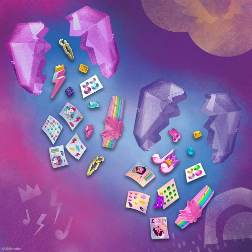 My Little Pony: A New Generation Movie Crystal Adventure Sisters Toy Multipack - 2 Pony Figures and 40 Surprise Accessories