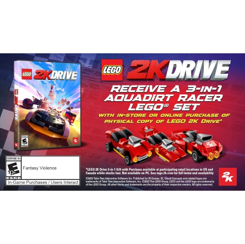 LEGO 2K Drive - Awesome Edition [Xbox One / Xbox Series X] [Bonus: Aquadirt Racer LEGO Set!]