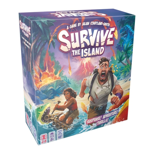 ZYGO MATIC  Survive The Island [Board Games, 2-5 Players]