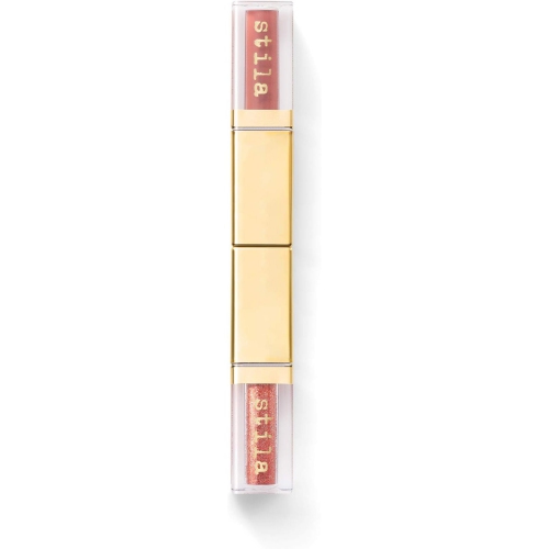 Stila Double Dip Suede Shade and Glitter & Glow Liquid Eye Shadows - Hot Tamale 2.25 ml / 0.07 Oz [Beauty]