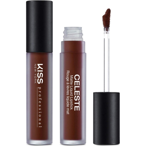 Kiss New York Professional Celeste Matte Liquid Lipstick - Vampire- KMLS14 [Beauty]