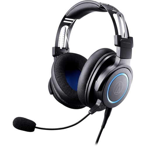 Audio-Technica ATH-G1 Premium Gaming Headset for PS5&Xbox Series X, Laptops, and PCs, with 3.5 mm Wired Connection, Detachable Mic, Black