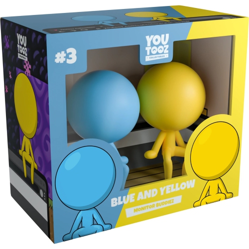 Youtooz&nbsp;: Collection Monitor Budder - Alan Becker [bleu et jaune #3]