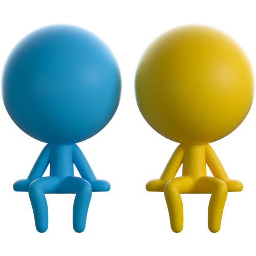 Youtooz&nbsp;: Collection Monitor Budder - Alan Becker [bleu et jaune #3]