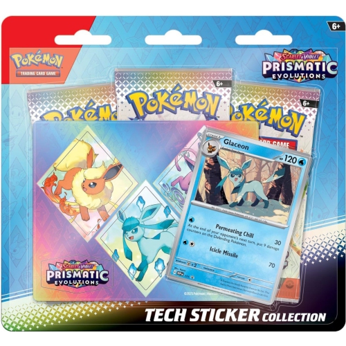 Pokemon TCG: Scarlet & Violet - Prismatic Evolutions Tech Sticker Collection - Glaceon