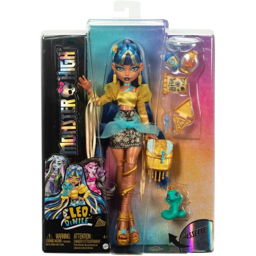 Monster High&nbsp;: La poupée Cleo De Nile comprend l'animal Cobra Hissette