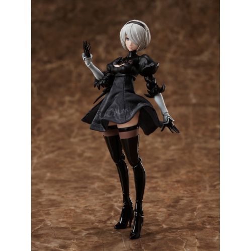 BUZZmod. NieR: Automata, Ver 1.1a 2B 1/12 Scale Action Figure