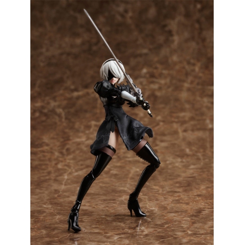 BUZZmod. NieR: Automata, Ver 1.1a 2B 1/12 Scale Action Figure