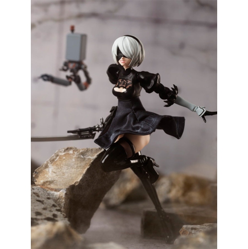BUZZmod. NieR: Automata, Ver 1.1a 2B 1/12 Scale Action Figure