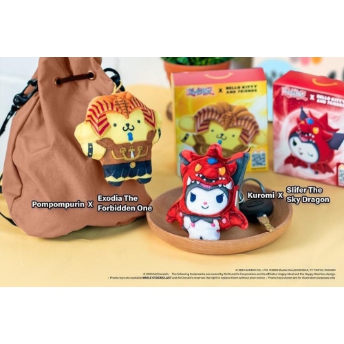 Yu-Gi-Oh x Hello Kitty & Friends x McDonald's Plush Figures - Limited Edition - Complete Set of 10