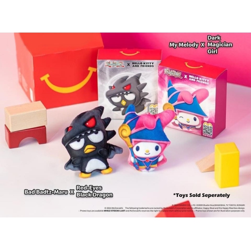 Yu-Gi-Oh x Hello Kitty & Friends x McDonald's Plush Figures - Limited Edition - Complete Set of 10