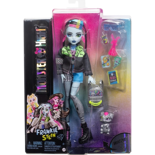Monster High: Frankie Stein Doll Includes Pet Dog Watzie