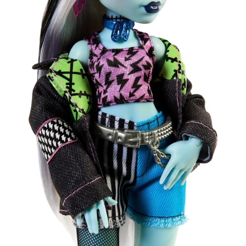 Monster High: Frankie Stein Doll Includes Pet Dog Watzie