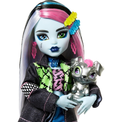 Monster High: Frankie Stein Doll Includes Pet Dog Watzie