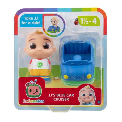 JAZWARES  Cocomelon: Jj & Friends Cruisers - Jj's Car Cruiser In Blue