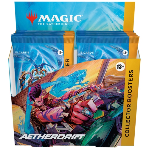 Magic: The Gathering MTG TCG: Aetherdrift Collector Booster Box - 12 Packs