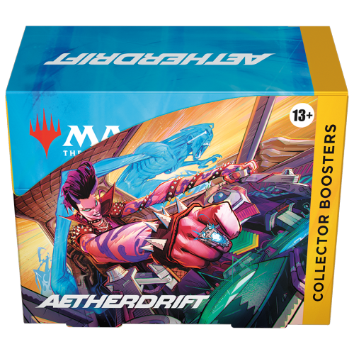 Magic: The Gathering MTG TCG: Aetherdrift Collector Booster Box - 12 Packs