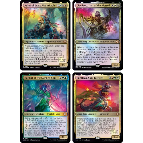 Magic: The Gathering TCG: The Lost Caverns of Ixalan Commander - Set of 4 decks