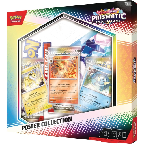 Pokemon TCG: Scarlet & Violet - Prismatic Evolutions Poster Collection