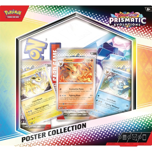 Pokemon TCG: Scarlet & Violet - Prismatic Evolutions Poster Collection