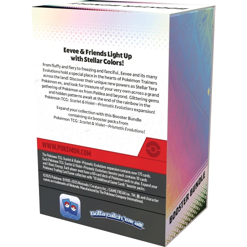 Pokemon TCG: Scarlet & Violet Prismatic Evolutions Booster Bundle