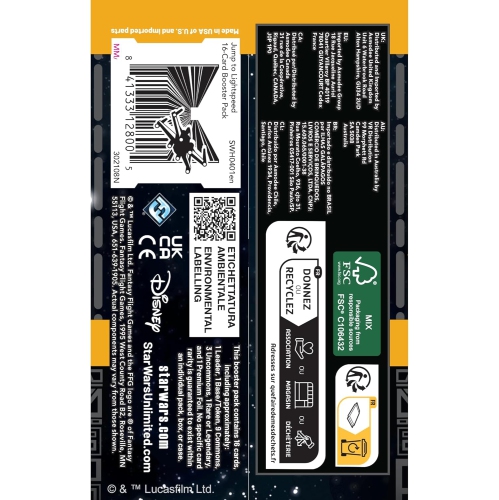 Star Wars Unlimited TCG: Jump to Lightspeed Booster Box - 24 packs