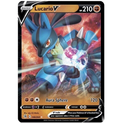 Pokemon TCG: Heavy Hitters Premium Collection Box: Featuring: Lucario V, Tyranitar V, Lucario & Tyranitar