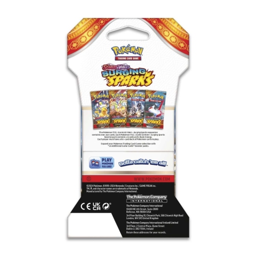 Pokemon TCG: Scarlet & Violet - Surging Sparks Sleeved Booster Pack