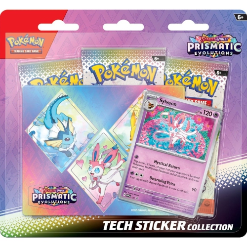 Pokemon TCG: Scarlet & Violet Prismatic Evolutions Tech Sticker Collection - Sylveon