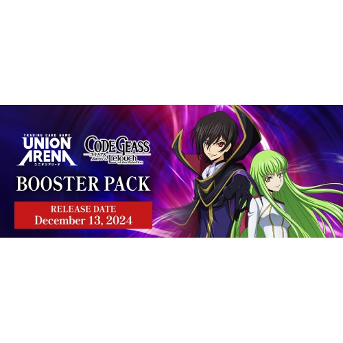 Union Arena TCG: Code Geass Lelouch of the Rebellion Booster Box [UE04BT] - 16 Packs