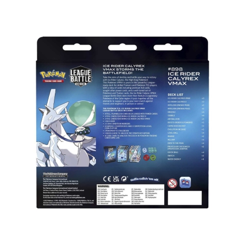 Pokemon TCG: Ice Rider Calyrex VMAX League Battle Deck