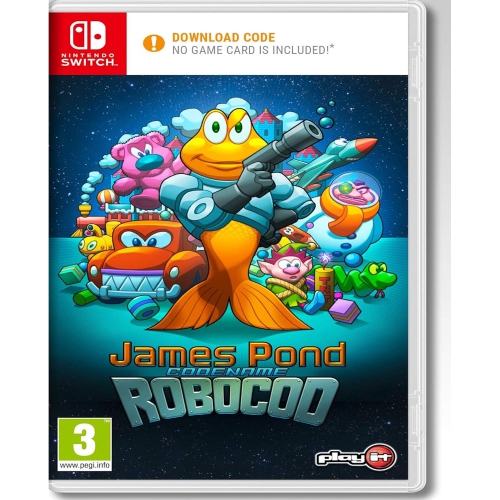PLAY IT  James Pond: Codename Robocut - Code In Box [Nintendo Switch] Great xmas gift my nephew is going to think I'm the best Aunt in the whole wide world for this game
