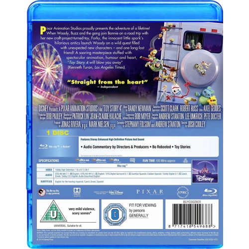 Toy Story 4 [Blu-Ray]