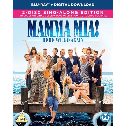 Mamma Mia! Here We Go Again: 2-Disc Sing Along Edition [Blu-Ray]
