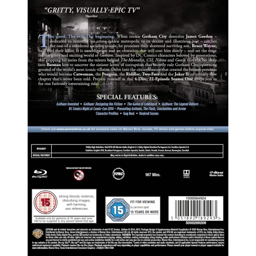 Gotham: Season 1 [Blu-Ray]