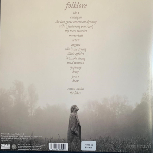 Taylor Swift: Folklore Target Exclusive Red LP [Audio Vinyl]