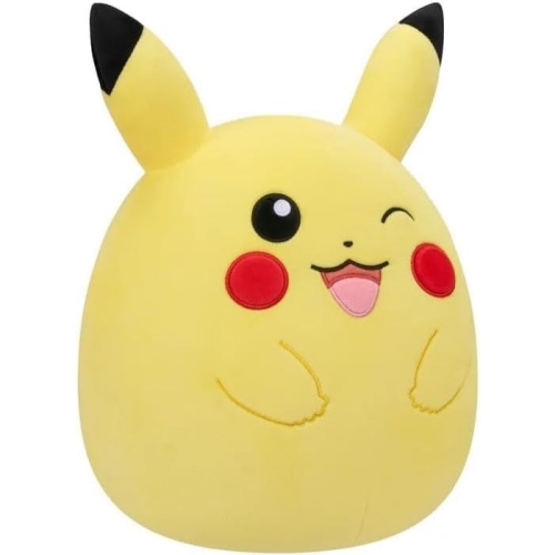 Squishmallow Pokemon Winking Pikachu Plush - 10"