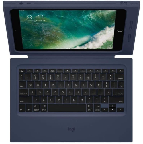 Logitech Rugged Protection Combo Keyboard and Folio Case for iPad 9.7 / (6th Gen) - Bulk Packaging - Navy Blue [Electronics]