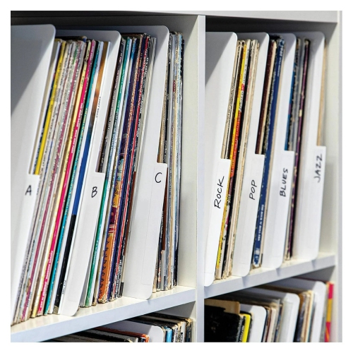 Crosley: Vinyl Dividers - AC1054A-WH - White [Electronics]