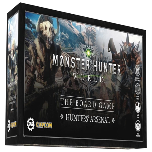STEAMFORGED GAMES  Monster Hunter World: The Board Game - Hunter's Arsenal Expansion [Board Game, 1 -4 Players]