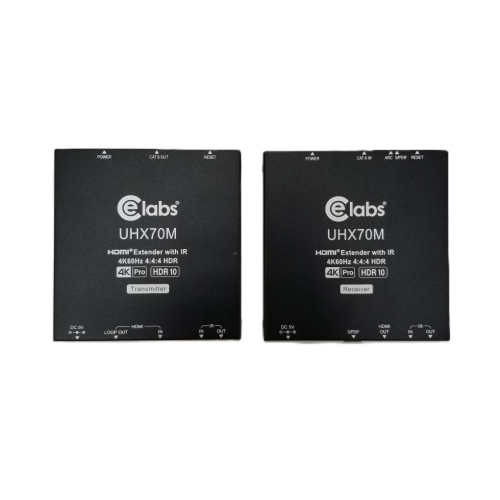 CE LABS  Refurbished (Good) HDMI Extender With Ir 4K60Hz 4:4:4 HDr Uhx70M
