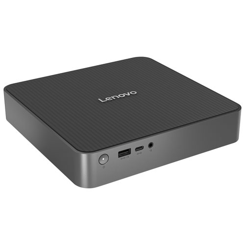 Lenovo IdeaCentre Mini X Desktop PC - Luna Grey (Qualcomm Snapdragon X/32GB RAM/512GB SSD/Windows 11)