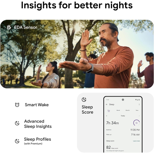 Montre intelligente avec moniteur d'activité Charge 6 de Fitbit - Ensemble porcelaine/argenté