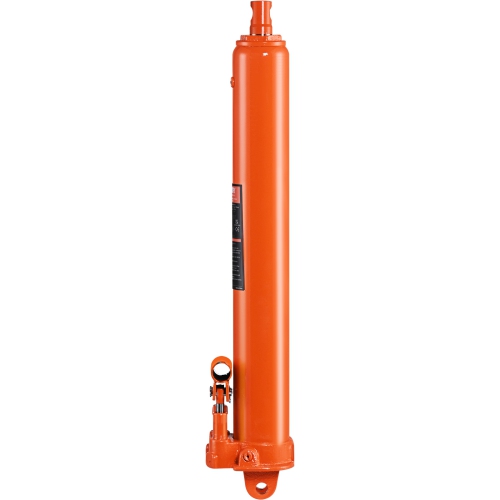VEVOR Hydraulic Long Ram Jack, 8 Ton Engine Hoist Cylinder w/ Double Piston Pump And Clevis Base, Hydraulic Ram Cylinder for Engine Lift Hoists, Shop