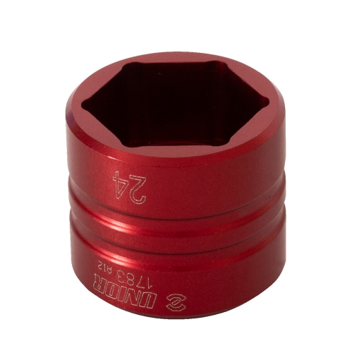 UNIOR TOOLS : SUSPENSION TOP CAP SOCKET : RED : 23